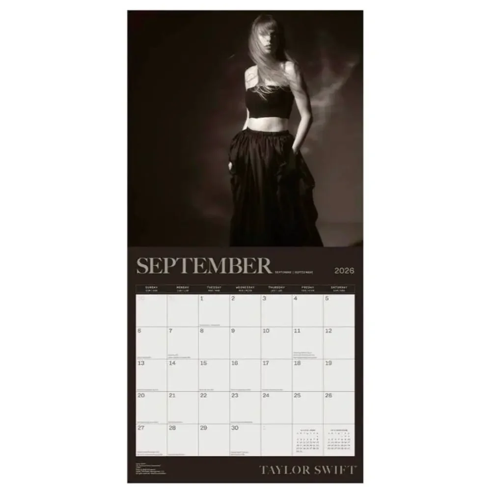 Taylor Swift OFFICIAL | 2026 12 x 24 Inch (Hanging) Monthly Wall Calendar